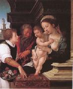 Barend van Orley The Holy Family (mk05) oil